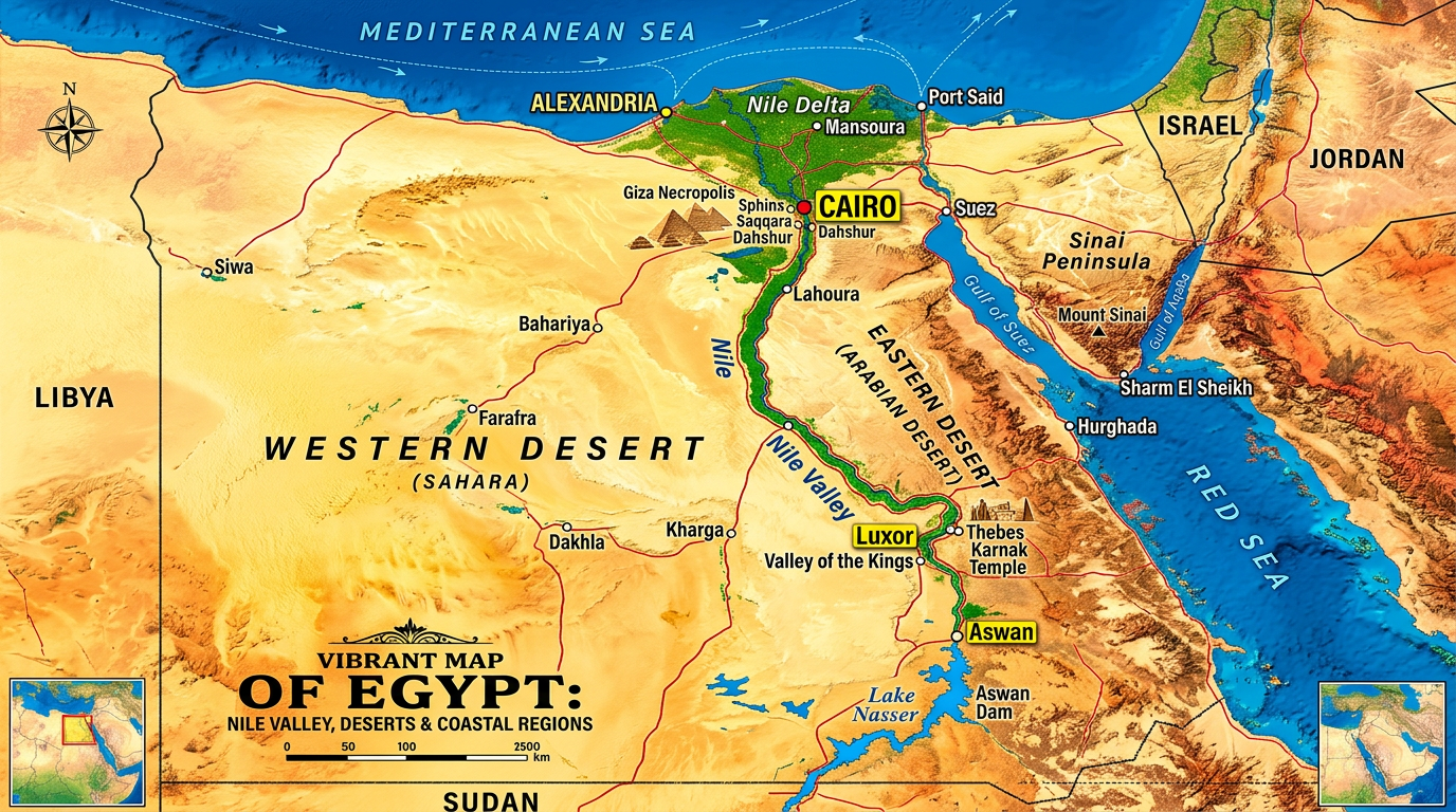 découvrez comment choisir et utiliser la carte égypte idéale pour vos voyages. guide complet pour bien préparer votre séjour en toute sérénité.