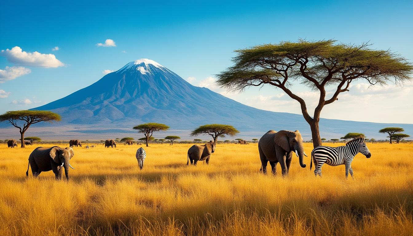 partez à l'aventure avec un safari en tanzanie et explorez ses paysages époustouflants, sa faune sauvage unique et ses merveilles naturelles incontournables.