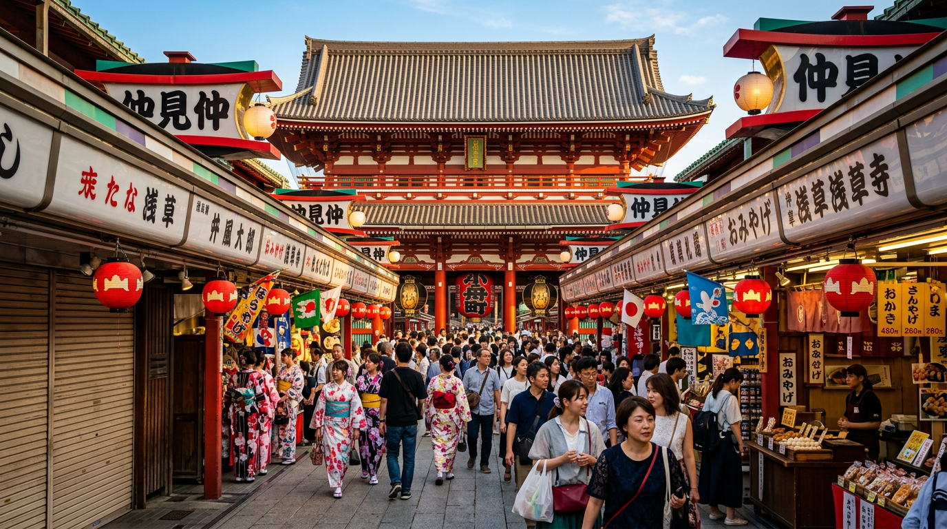 explorez asakusa, l'un des quartiers les plus emblématiques de tokyo, grâce à notre guide complet. découvrez ses temples historiques, ses ruelles typiques et ses meilleures adresses pour une expérience authentique au cœur de la capitale japonaise.