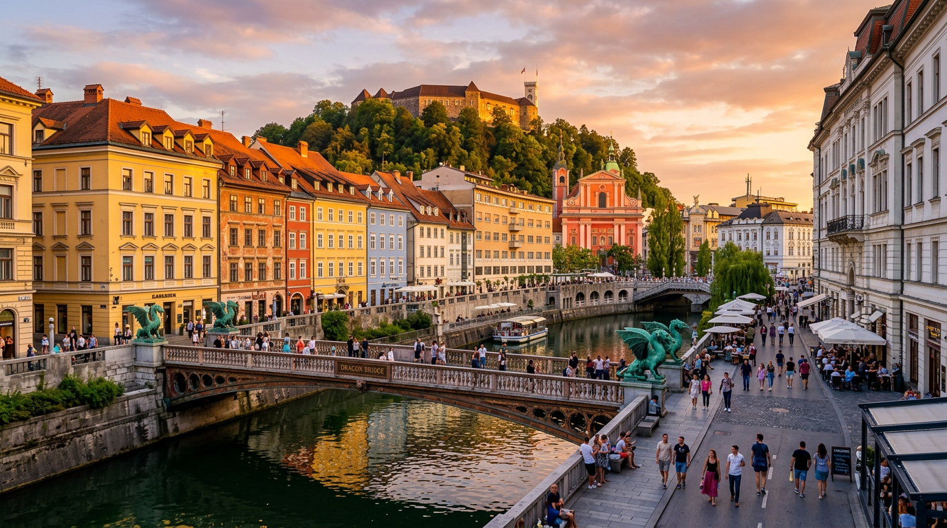 explorez ljubljana, la capitale charmante de la slovénie, et découvrez son riche patrimoine, ses ruelles pittoresques et son atmosphère accueillante.