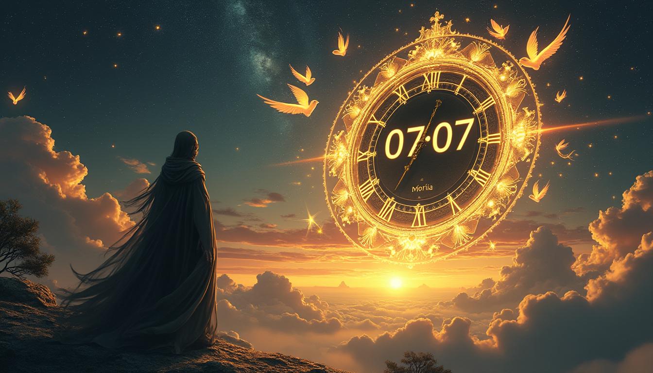 découvrez la signification profonde de l'heure miroir 07h07 et les raisons pour lesquelles vous la voyez fréquemment. interprétations et messages cachés expliqués.
