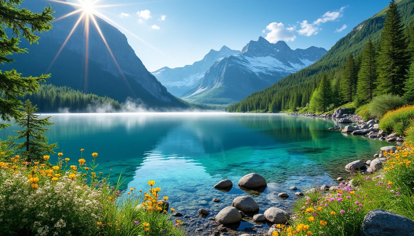 explorez le lac des vaches, un véritable joyau naturel offrant des paysages à couper le souffle et des activités en plein air pour toute la famille.