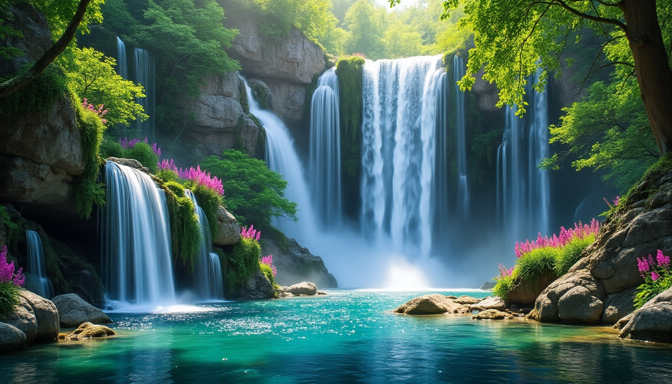 plongez dans l'univers enchanteur de la cascade du voile de la mariée et explorez ses variantes élégantes pour sublimer votre look nuptial avec grâce et originalité.