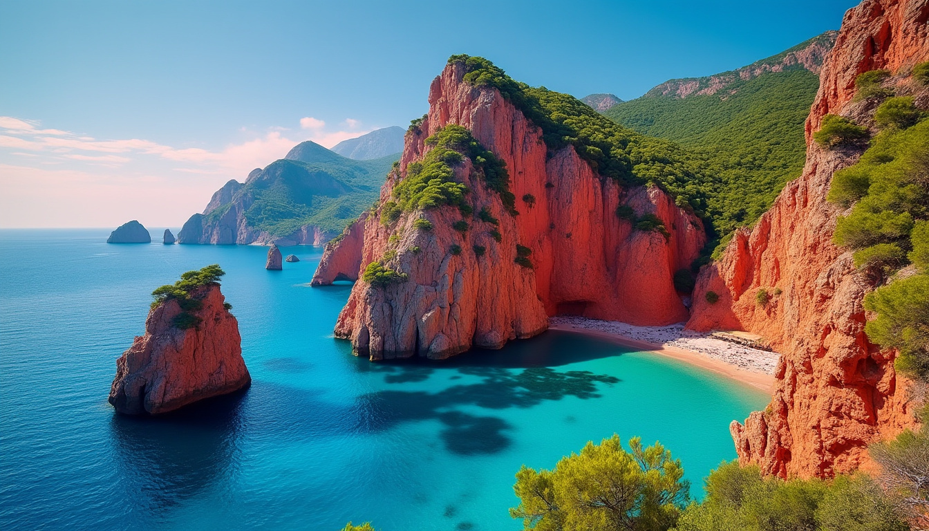 explorez la réserve de scandola en corse, un joyau naturel exceptionnel, classé au patrimoine mondial de l'unesco, offrant des paysages préservés, une biodiversité riche et des panoramas à couper le souffle.