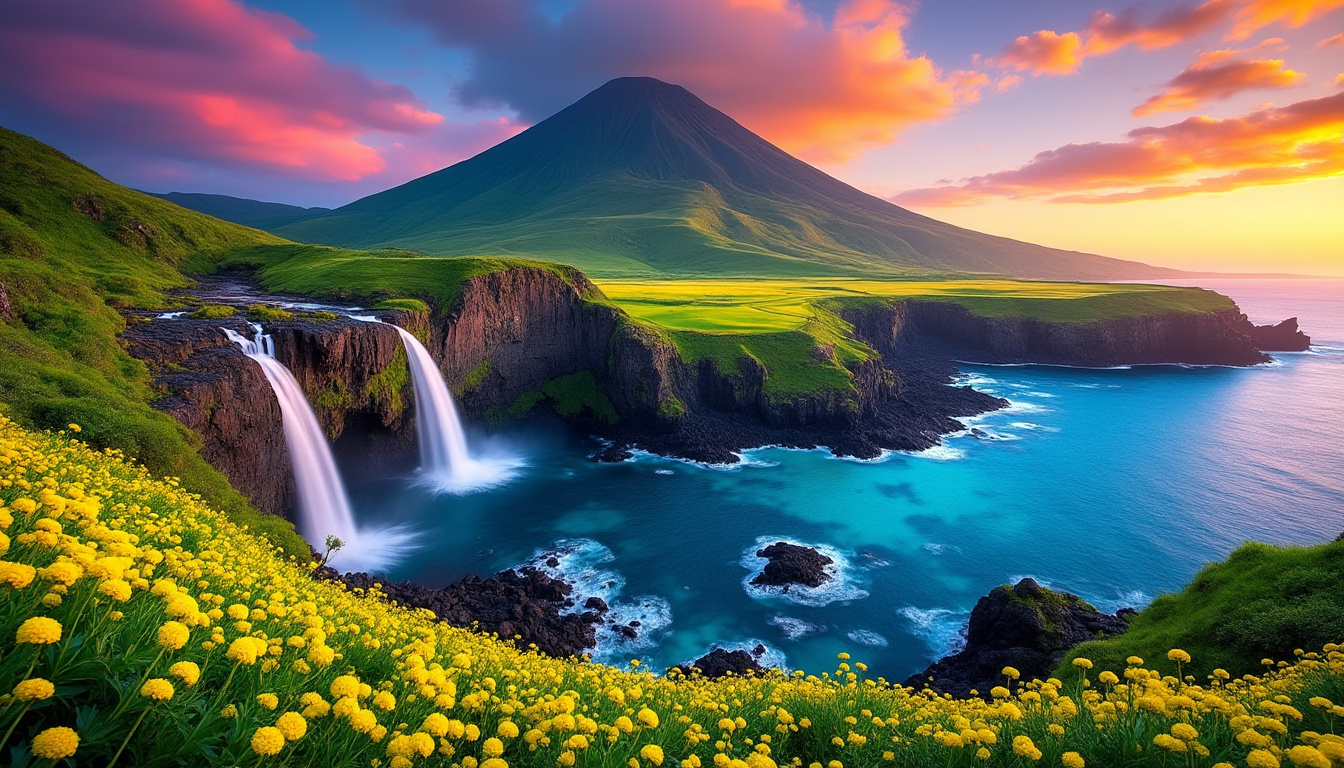 explorez les paysages époustouflants et la biodiversité unique de l'île de jeju en corée, une destination incontournable pour les amoureux de la nature.