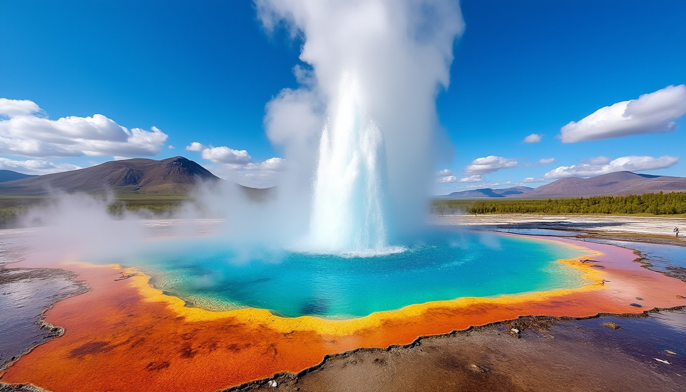 découvrez tout sur geysir, le célèbre site géothermique islandais, ses phénomènes naturels uniques et son importance historique.